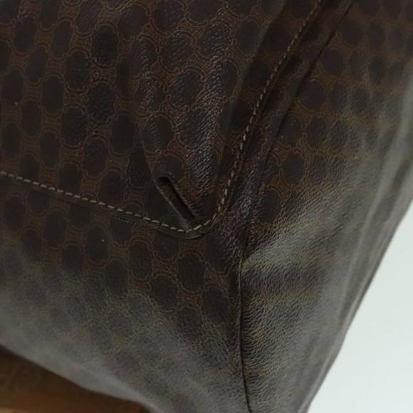 CELINE Macadam Canvas Backpack Brown Gold Auth ep5746 - Picture 14 of 16